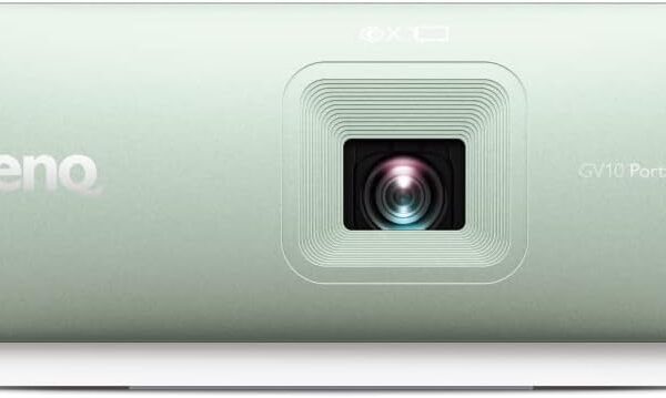 BenQ GV10 LED Mini Portable Projector, 3W Built-in Speaker, Auto Vertical Keystone – White