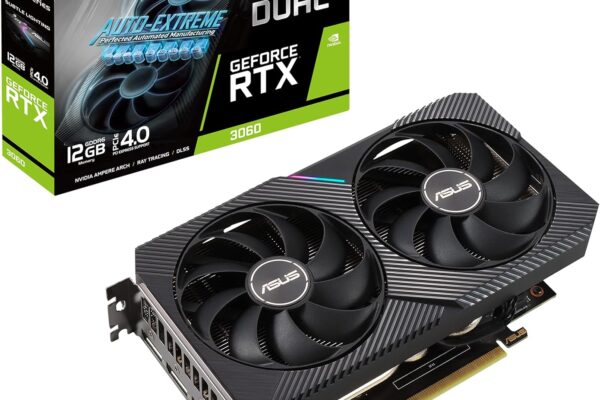 Asus GeForce Dual RTX 3060 OC V2 LHR 12GB GDDR6 1x HDMI/3x DP