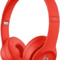 Beats Solo3 Wireless On-Ear Headphones, Citrus Red