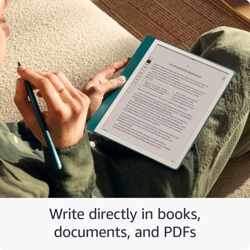 Amazon Kindle Scribe, 16GB (2024) – Tungsten Includes Premium Pen