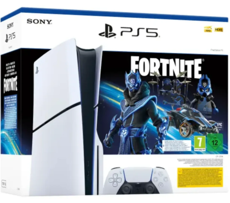 Sony PlayStation 5 Slim Disc Edition, 1TB with Fortnite Cobalt Edition – Bulk Wholesale Offer, 711719593423