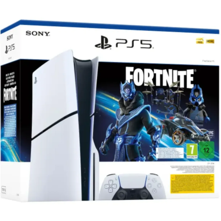 Sony PlayStation 5 Slim Disc Edition, 1TB with Fortnite Cobalt Edition โ Bulk Wholesale Offer, 711719593423