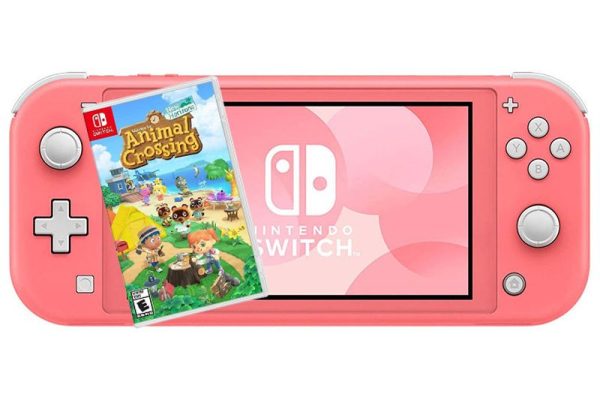 Nintendo Switch Lite (Coral) – Animal Crossing Pack + NSO 3 Months – Bulk Wholesale Offer