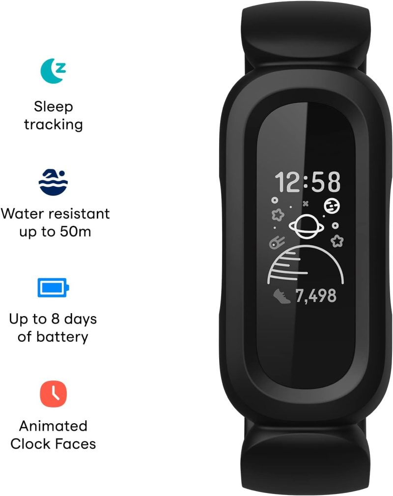 Fitbit Ace 3 Activity Tracker – Bulk Wholesale Offer, FB419BKRD