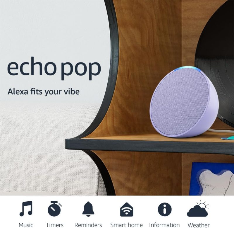 Amazon Echo Pop, Lavender Bloom & Charcoal – Bulk Wholesale Offer
