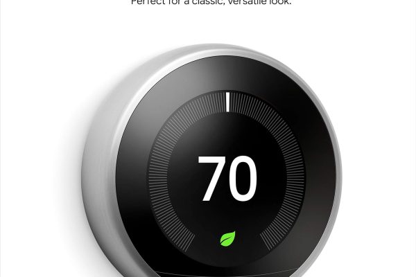 Google Learning Thermostat (3rd Gen) – Stainless Steel – Bulk Wholesale Offer, T3007ES