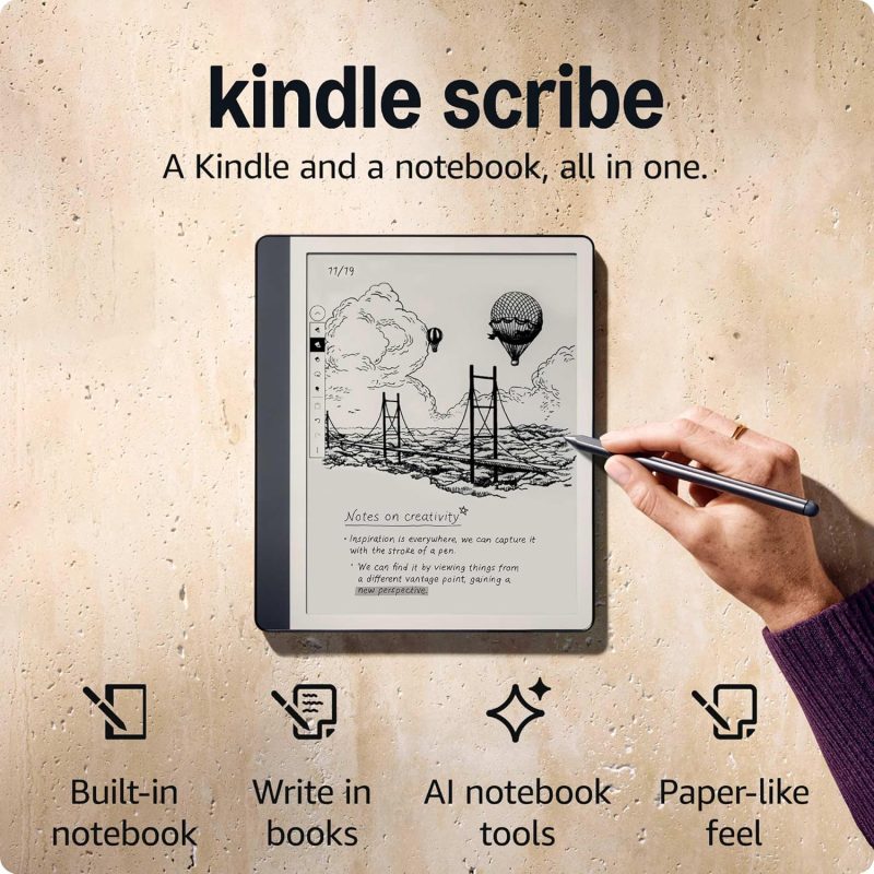 Amazon Kindle Scribe, 32GB, Includes Premium Pen, 2024, Tungsten – Bulk Wholesale Offer, B0CZ9TDDN6