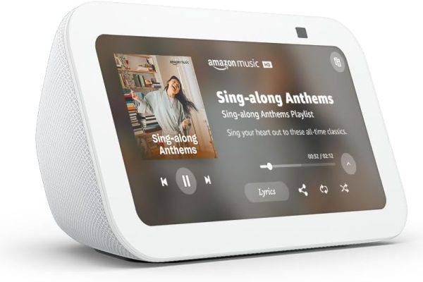 Amazon Echo Show 5, 3rd Gen, Glacier White, Cloud Blue & Charcoal – Bulk Wholesale Offer