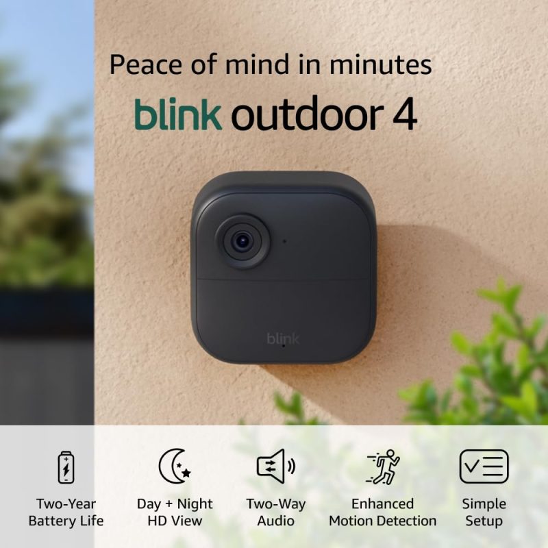 Blink Outdoor 4 2-Camera Wireless 1080p Black โ Bulk Wholesale Offer, B0B1N6B8QT