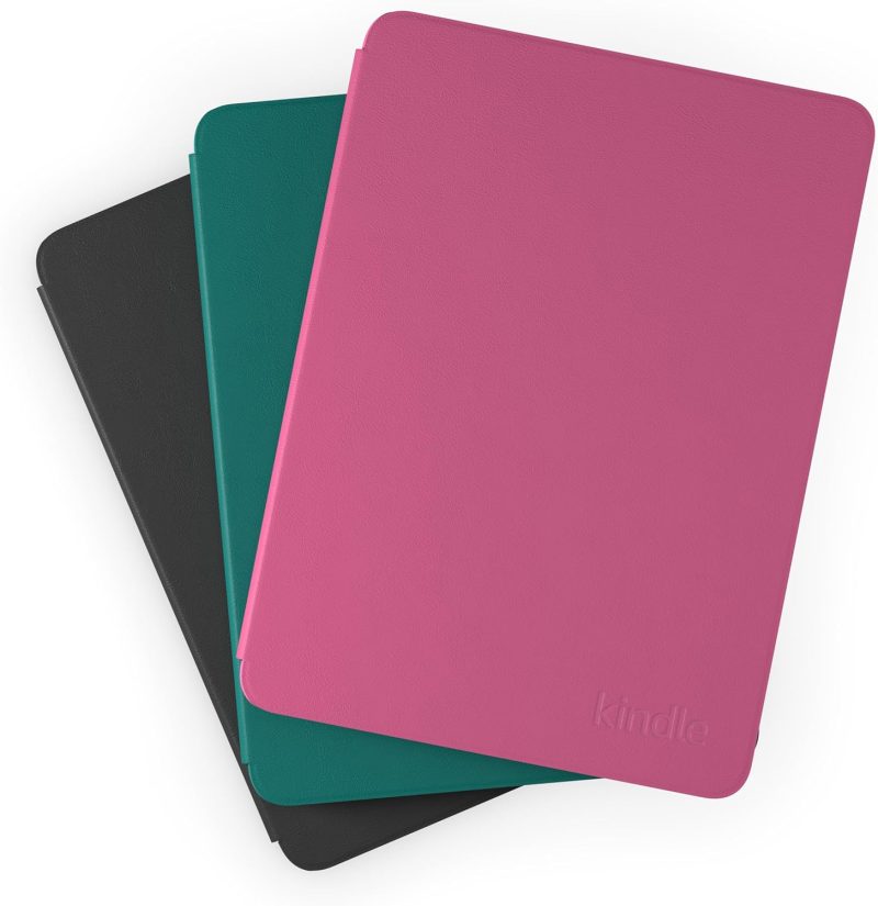 Amazon Leather Case for Kindle Paperwhite & Kindle Colorsoft Signature Edition, Black, Jade & Raspberry β Bulk Wholesale Offer