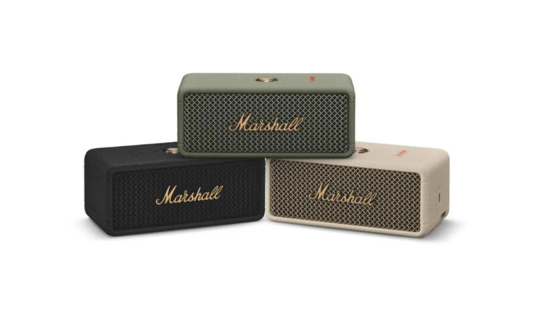 Marshall Emberton III Bluetooth Speaker – Black, Cream & Sage Green – Bulk Wholesale Offer