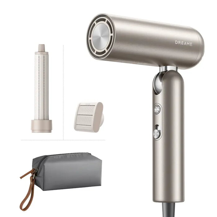 Dreame Pocket Hair Dryer, Gold & Grey – Bulk Wholesale Offer,  AHD51